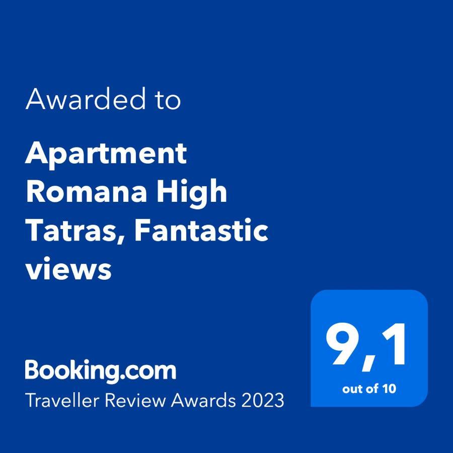 Apartment Romana High Tatras-Fantastic Views-Washer Nova Lesna Bagian luar foto